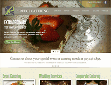 Tablet Screenshot of perfectcateringonline.com